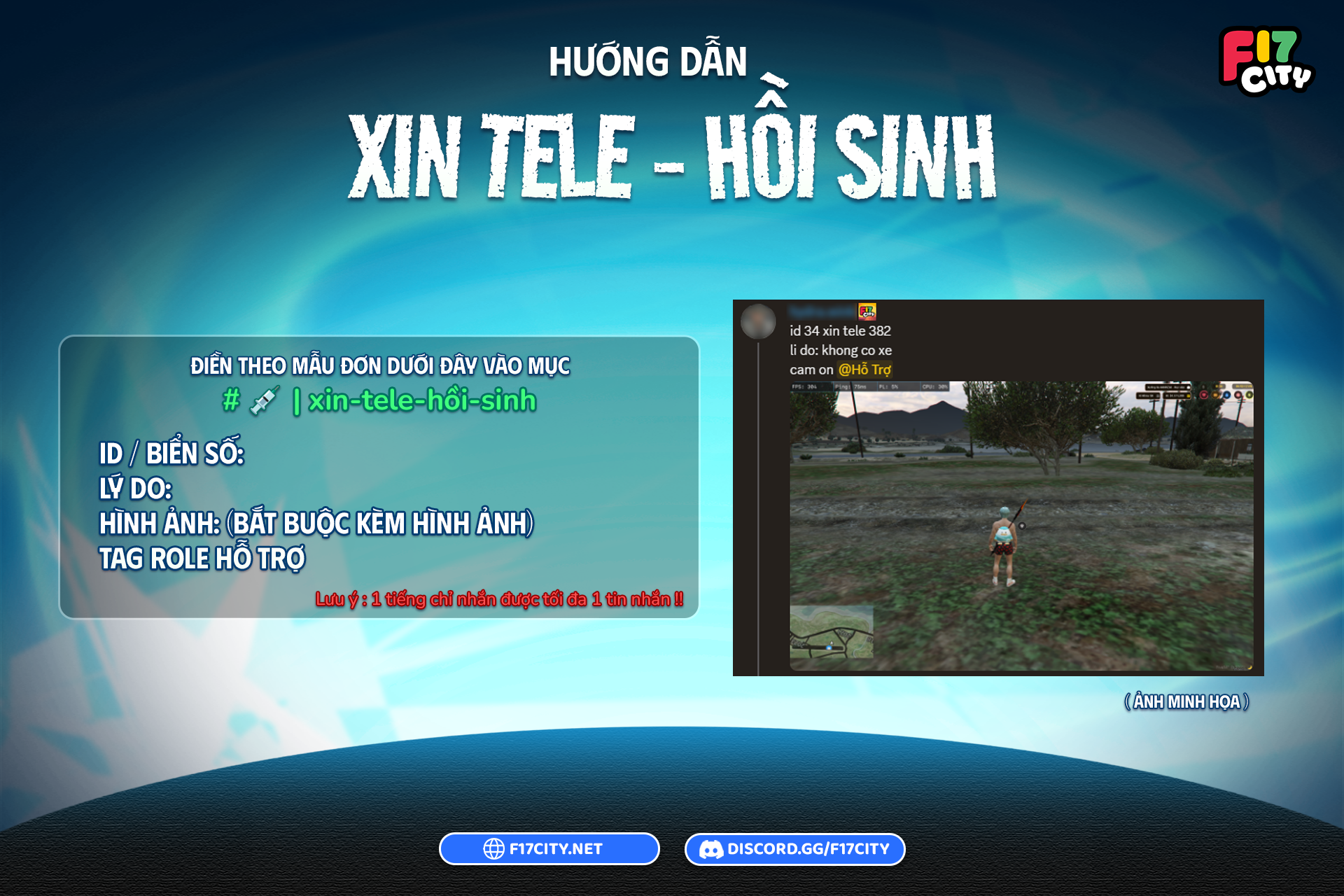 HƯỚNG DẪN | XIN TELE - HỒI SINH