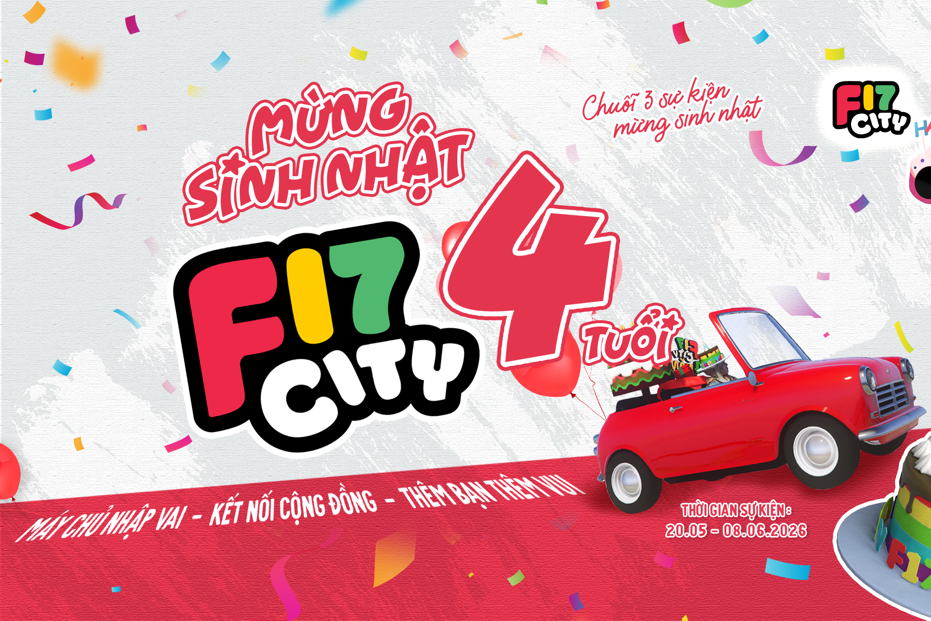 EVENT | SINH NHẬT 4 NĂM F17CITY 2026