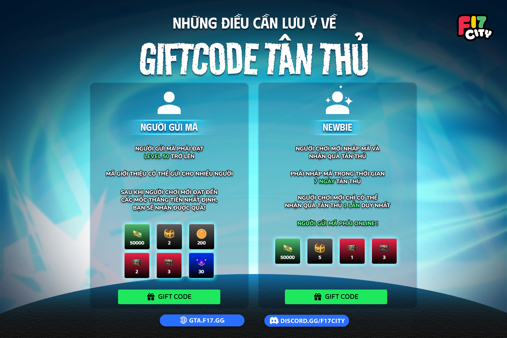 Hướng dẫn nhập Giftcode Tân Thủ