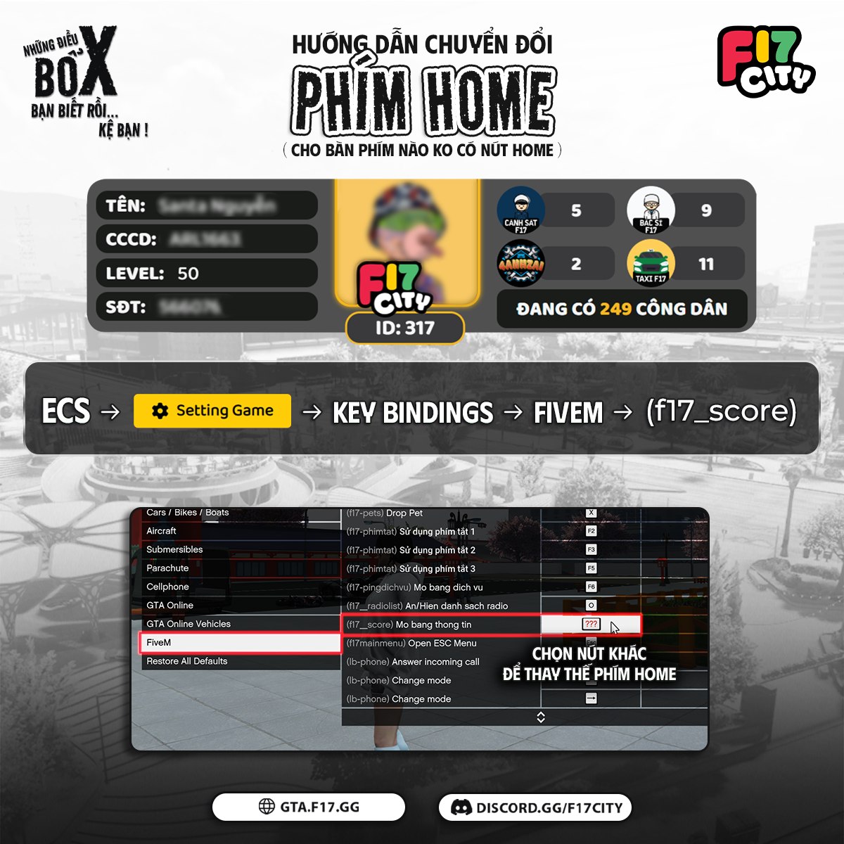 Hướng dẫn chuyển đổi PHÍM HOME