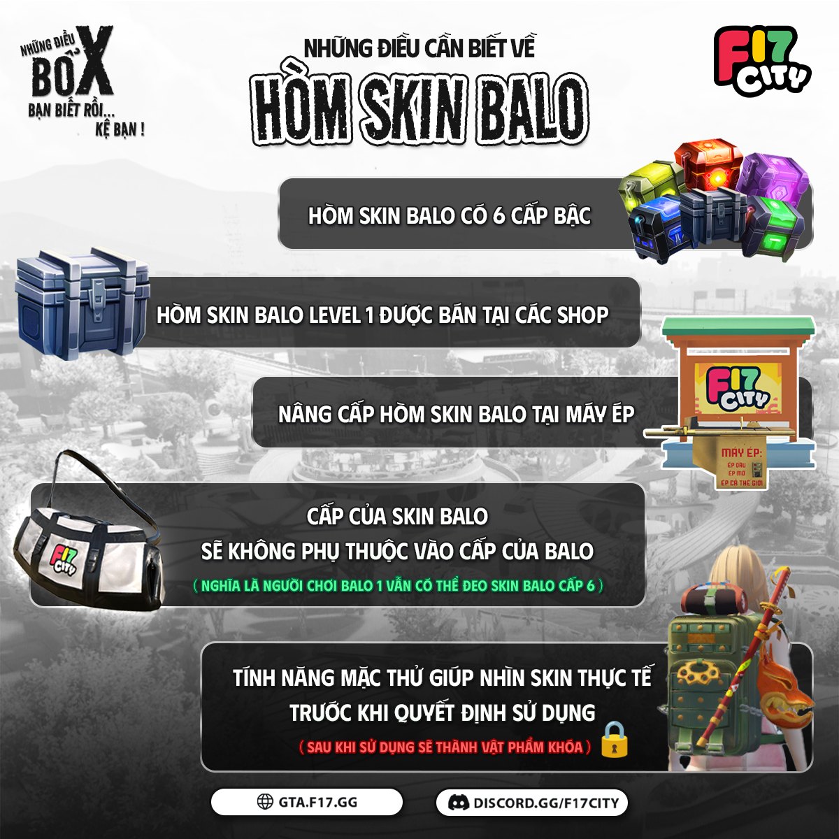 Hòm skin balo